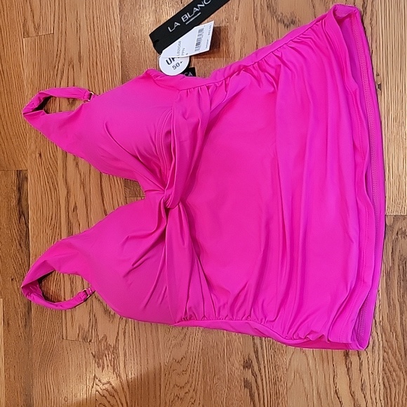 NWT La Blanca Twist Top Tankini Size 8 - Picture 4 of 5